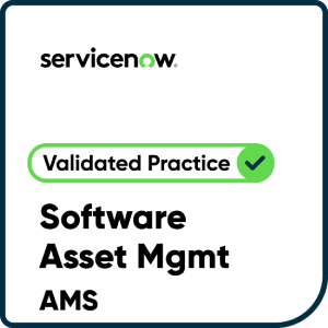 Validated Practice Badge Software Asset Management AMS